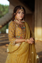MariGold Mehndi Ensemble - Fashion Ghar
