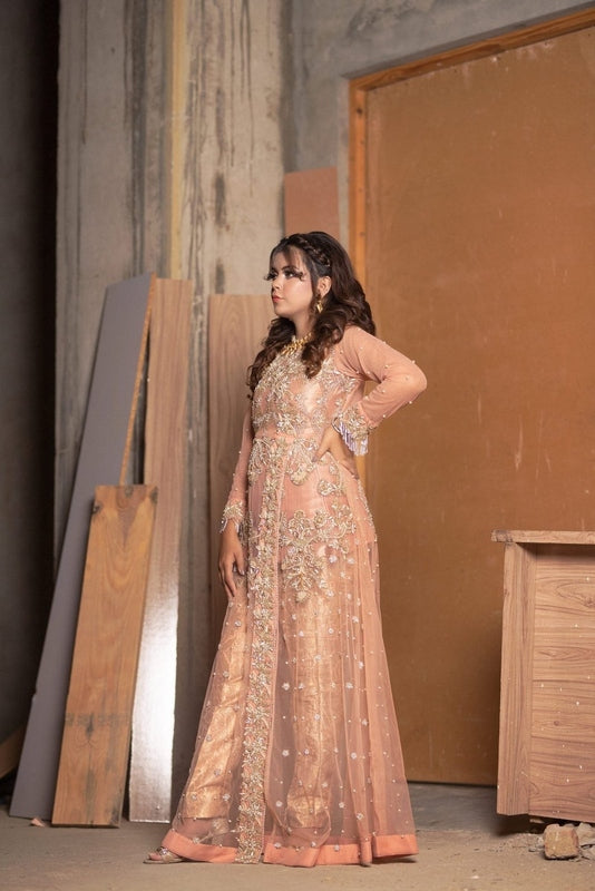 Peach Blossom Dream Formal Ensemble - Fashion Ghar