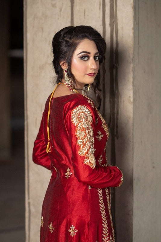 Crimson Empress Formal Gown - Fashion Ghar
