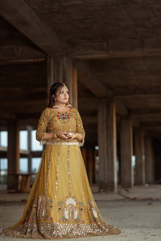 MariGold Mehndi Ensemble - Fashion Ghar