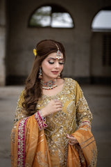 Golden Hour Mehndi Ensemble - Fashion Ghar