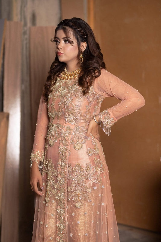 Peach Blossom Dream Formal Ensemble - Fashion Ghar