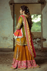 Verdant Mehndi Ensemble - Fashion Ghar