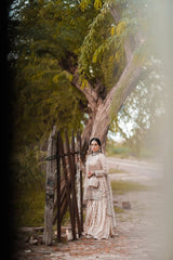 Gota Serenity Nikkah Ensemble - Fashion Ghar