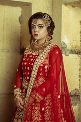 Royal Rouge Bridal Ensemble - Fashion Ghar