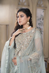 Seafoam Dream Walima Ensemble - Fashion Ghar
