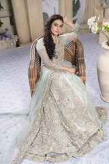 Seafoam Dream Walima Ensemble - Fashion Ghar