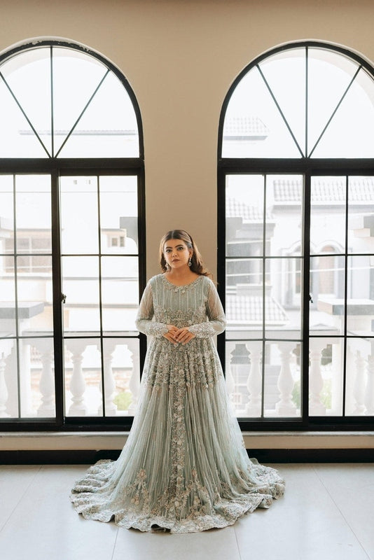 Serene Bloom Walima Bridal Ensemble - Fashion Ghar
