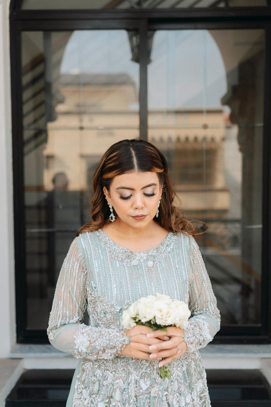 Serene Bloom Walima Bridal Ensemble - Fashion Ghar