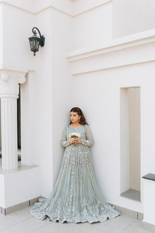 Serene Bloom Walima Bridal Ensemble - Fashion Ghar