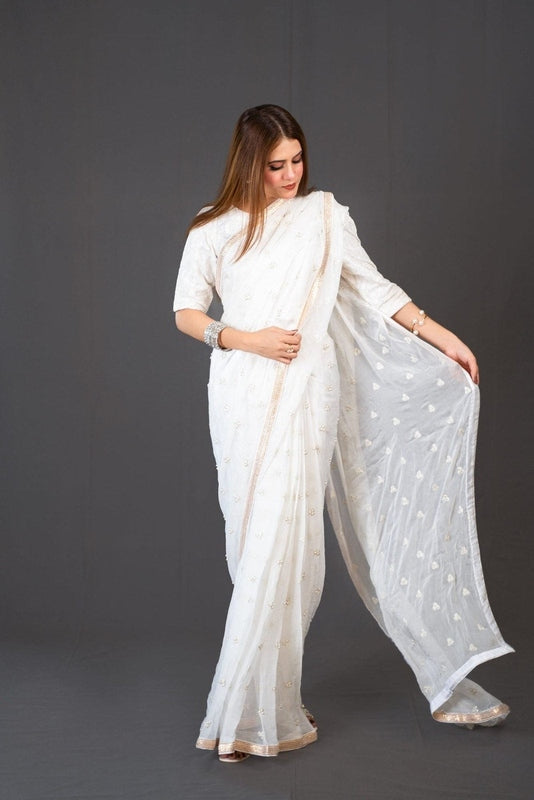 FG-012 Saree STITCHED | UNSTITCHED - Fashion Ghar