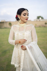 Ivory Whisper Nikkah Ensemble - Fashion Ghar