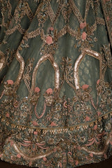 Seafoam Serenade Walima Dress - Fashion Ghar