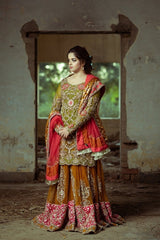 Verdant Mehndi Ensemble - Fashion Ghar