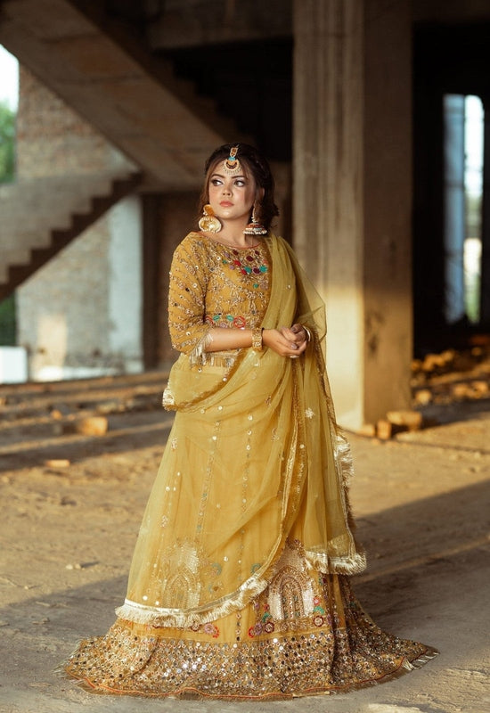 MariGold Mehndi Ensemble - Fashion Ghar