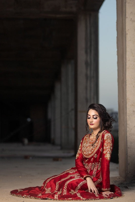 Crimson Empress Formal Gown - Fashion Ghar