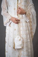 FG-008 3PCS STITCHED | UNSTITCHED - Fashion Ghar