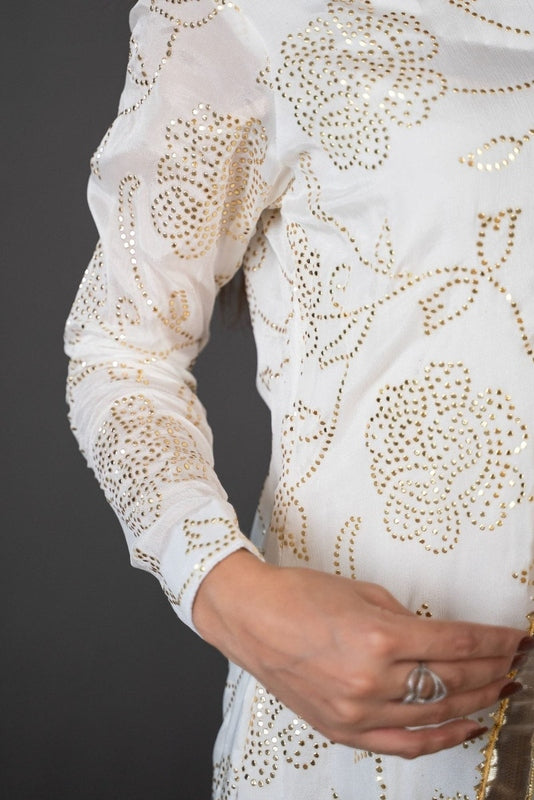 FG-006 3PCS STITCHED | UNSTITCHED - Fashion Ghar