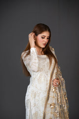 FG-006 3PCS STITCHED | UNSTITCHED - Fashion Ghar