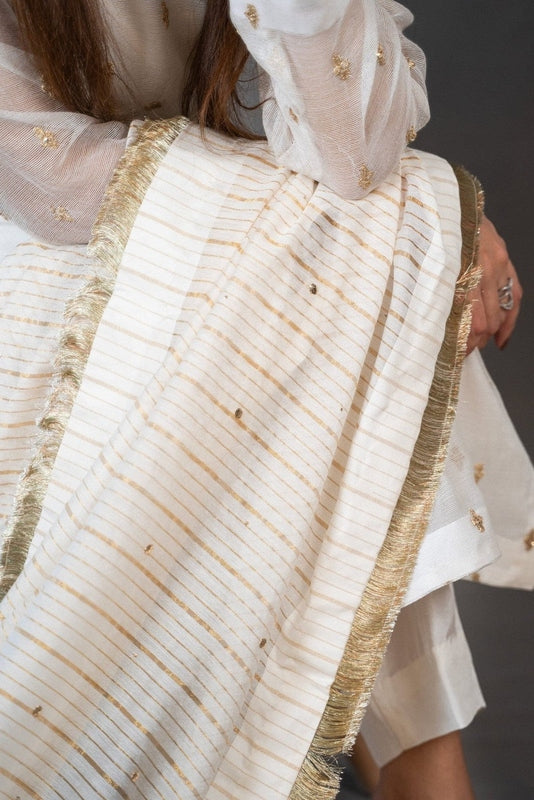 FG-005 3PCS STITCHED | UNSTITCHED - Fashion Ghar