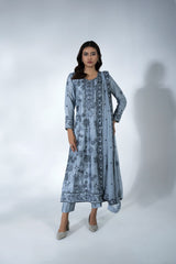 3 Piece - Embroidered Suit - FG-014