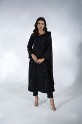 3 Piece - Embroidered Suit - FG-015