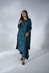 3 Piece - Embroidered Suit - FG-016