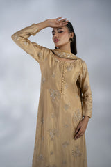 3 Piece - Embroidered Suit - FG-017