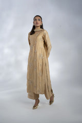 3 Piece - Embroidered Suit - FG-017