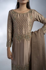3 Piece - Embroidered Suit - FG-018