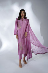 3 Piece - Embroidered Suit - FG-019