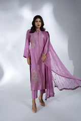 3 Piece - Embroidered Suit - FG-019