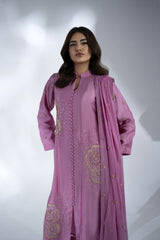 3 Piece - Embroidered Suit - FG-019