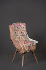 Heritage Bloom Banarasi Shawl - Fashion Ghar