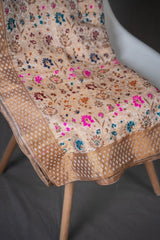 Heritage Bloom Banarasi Shawl - Fashion Ghar