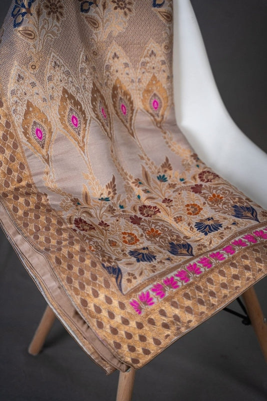 Regal Paisley Banarasi Shawl - Fashion Ghar