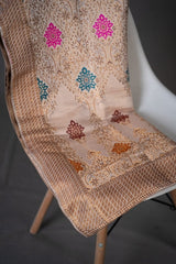 Blossoming Trellis Banarasi Shawl - Fashion Ghar