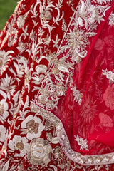Crimson Bridal Lehenga - Fashion Ghar