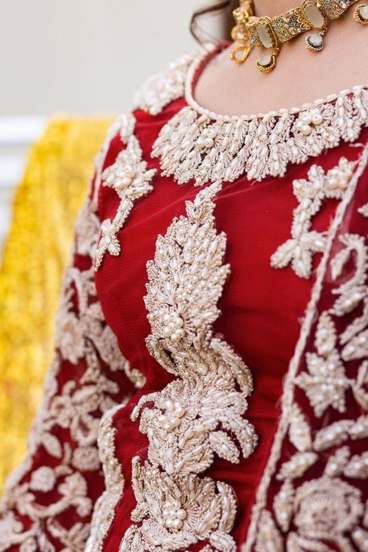 Regal Reshum Baraat Dress - Fashion Ghar