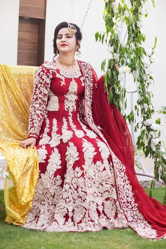 Regal Reshum Baraat Dress - Fashion Ghar