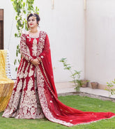 Regal Reshum Baraat Dress - Fashion Ghar