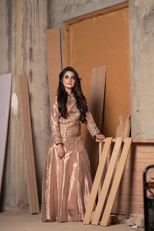 Gilded Radiance Formal Ensemble - Fashion Ghar