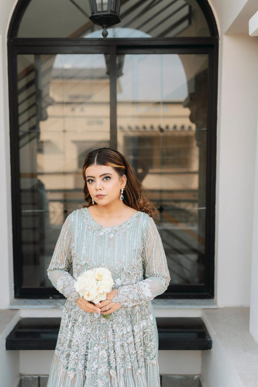 Serene Bloom Walima Bridal Ensemble - Fashion Ghar
