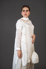 FG-009 3PCS STITCHED | UNSTITCHED - Fashion Ghar